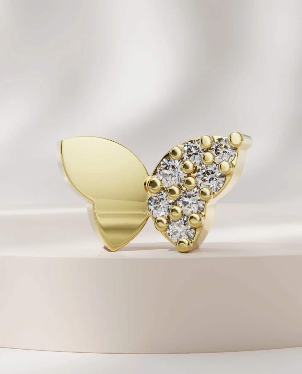 Butterfly Half & Half